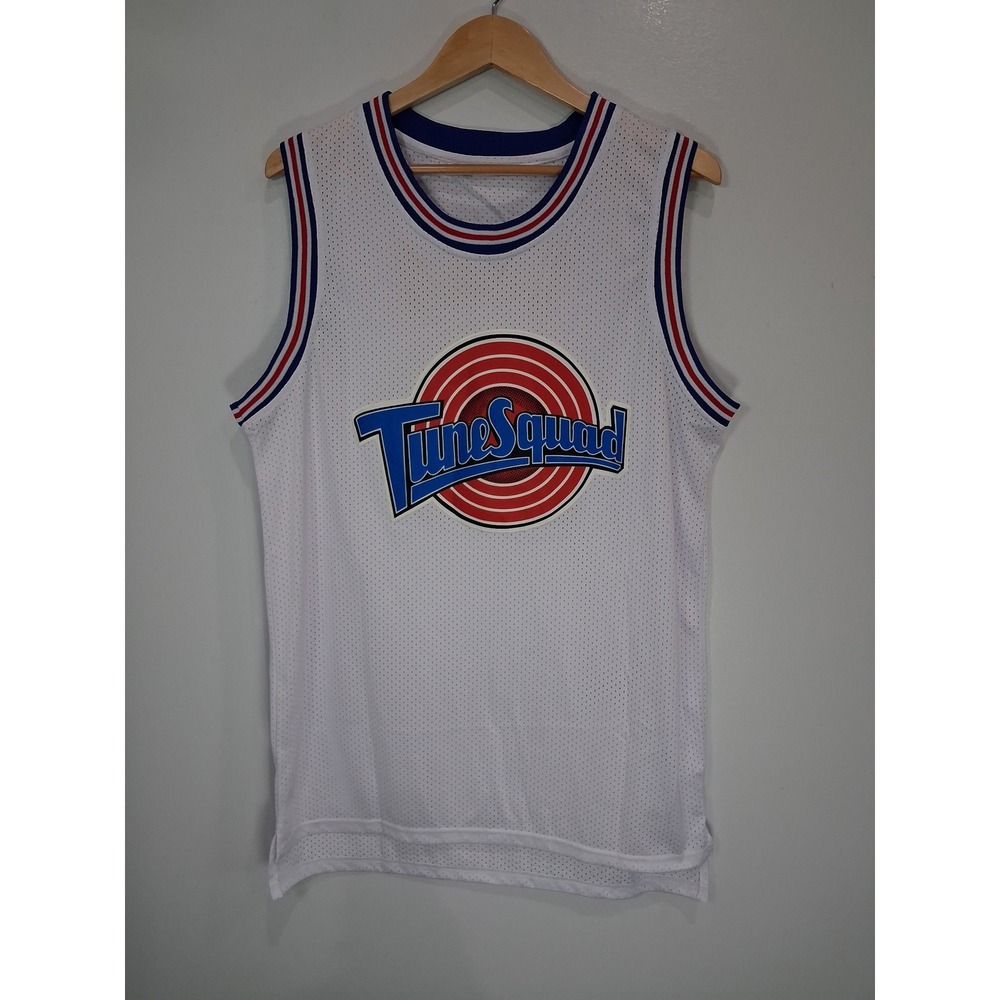 Space Jam Tune Squad Lola Bunny 10 Basketball Jersey White Mesh Mens Large